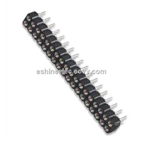 1.27mm pitch Round Female Pin Header Connector Alternate Molex For LED Lightings Lamps SGS