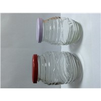 Supply high white material honey bottles 250 ml high quality glass jam bottle manufacturers selling