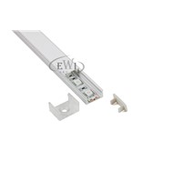 U style aluminium led profile for recessed or pendant light lamp