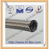explosion proof wire mesh braided flexible stainless steel cable conduit with PVC coated