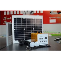portable DC solar system for camping  led lighting mobile charging