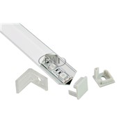 90 degree angle led alu profile for cabinet or wardrobe light strip
