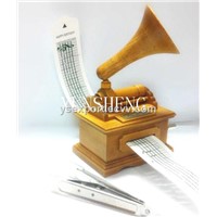 High Quality Wholesale Wooden Hand Cranked Phonograph Music Box (LP-36)