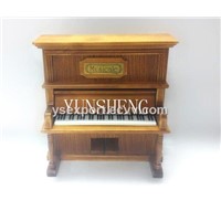 Wooden Upright Piano Musical Box Exquisite Wooden Music Box Art Box (LP-33)