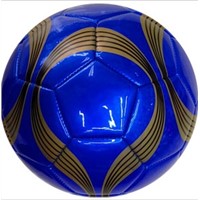Blue Color Size 5 Machine Stitched Football for Promotion