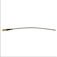 SMB Female to I-PEX, RG178 double braiding cable assembly, L=153mm as antenna cable
