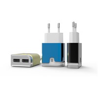 Colourful Adapter Travel USB Charger CE FCC Approval