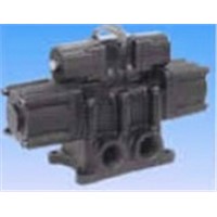 Konan 454 series direct piping type compact explosion-proof 5-port solenoid valve spool valve