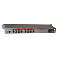 1-24channels 10/100/1000M Full Gigabit Ethernet Fiber Optical Switch(DLX-FS-EG)