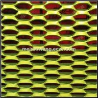 Decorative Anodize Aluminum Expanded Metal Mesh for curtain wall
