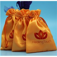 New Products For 2015 Small Satin Gift Pouch With Custom Logo
