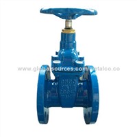 PN16 ductile iron resilient seated gate valve, DIN, made in China
