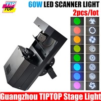TIPTOP 60W Led Scanner Light USA Luminus Gobo Wheel Prism Effect led Scanner DMX 8CH Control