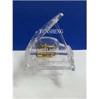 Yunsheng Acrylic Transparent Piano Music Box for Decoration (LP24)