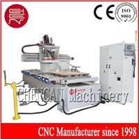 ATC CNC Router with Gang Drill Blocks