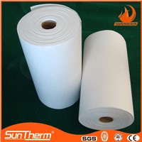 Fire resistant ceramic fiber refractory paper for instruments and heating element