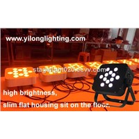 12X15W RGABWUV 6IN1 Flat LED Par Light
