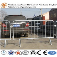 Aliababa China ISO9001 Heavy duty Galvanized steel crowd control barrier