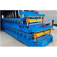 Step Tile Roll Forming Machine For Steel Building constructure