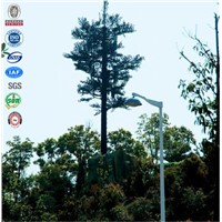 Disguised beauty bionic tree galvanized self supporting GSM steel pole tower