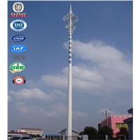 Hot sale china manufactuere GSM steel monopole self supporting telecom tower