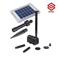 8W Flow Adjustable Solar Brushless Pump Kit for Fountain