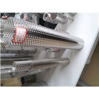 stainless steel straight seam welded perforated tube for waide application