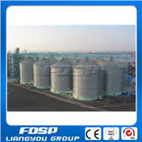 Coffee bins for storage coffeen beans, galvanized steel silos used