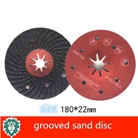 grooved sand disc