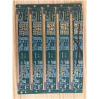 immersion Gold+Gold finger halogen-free green color 4 layers pcb