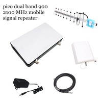 Factory price dual band 900 2100 mhz mobile repeater, gsm wcdma 2g 3g signal booster