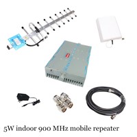 Indoor high power 5W single band 900Mhz mobile repeater, signal amplifier booster