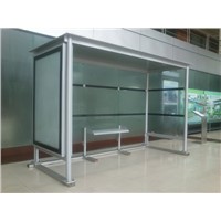 Stainless Steel Bus Stop Shelter (HS-BS-A001)