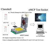 eMCP Test Socket BGA162 BGA186 eMCP nand flash test socket