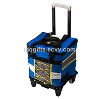 2015 Newest Fashion Blue Trolley Cooler Bags