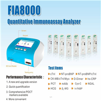 Immunoassay Analyzer FIA8000 for chemical testing laboratory