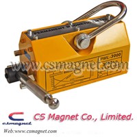Manual permanent magnet lifter