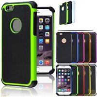 Hybrid Shock Proof Armor Case Cover for iPhone 6 6S Plus 4 5S for Galaxy S6 S5 S4 Mini Note IP6C15