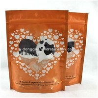 Zipper Stand Up Candy Plastic Packaging Bag With Hang Hole