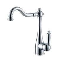 Contemporary / Modern Design Solid brass chrome kitchen faucet