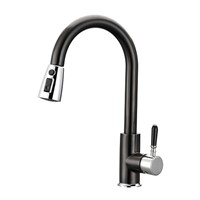 Stainless Steel 304 PVD treatment Single-Hole Kitchen Sink Faucet