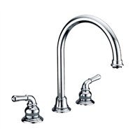 cUPC dual handle basin faucet widespread