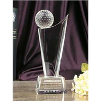 Sports Crystal Trophy Award