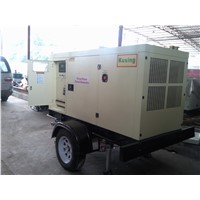 Trailer Soundproof Diesel Geneartor Generator by Perkins