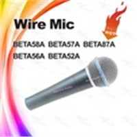 BETA high quality Wired Mcrophone, Dynamic Wired Microphone