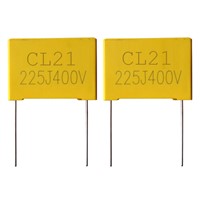 Box type metallized polyester film capacitor CL21B