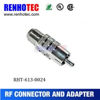 hot sale F female to RCA adapter RF connector