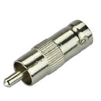 BNC female to RCA male adapter connector