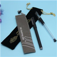 colorful customzied size velvet pen pouch with customzied logo printed