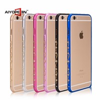 Hot-selling Luxury metal alumium back up automatic cellphone  case for iPhone 6 4.7'' 5.5''